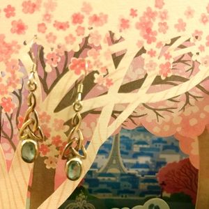 925 silver dangle earrings